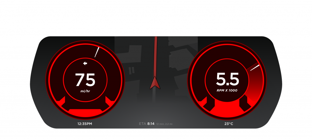 Instrument Cluster UI Design